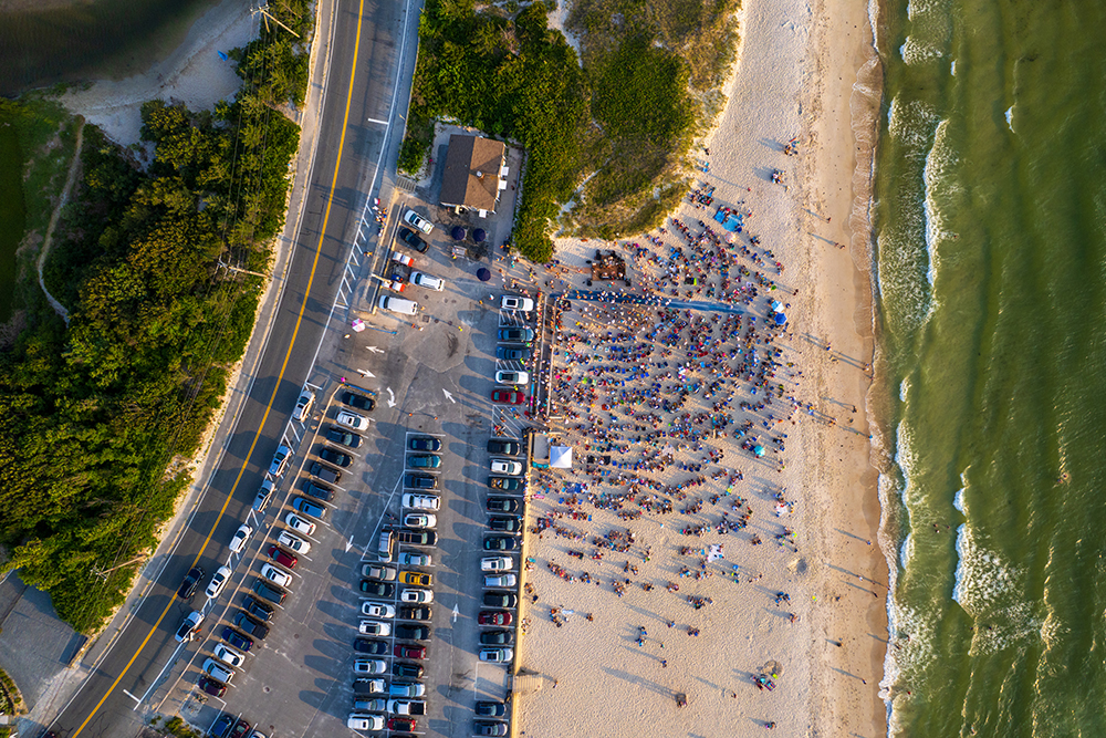 Rockin Recovery Old Silver Beach aerial